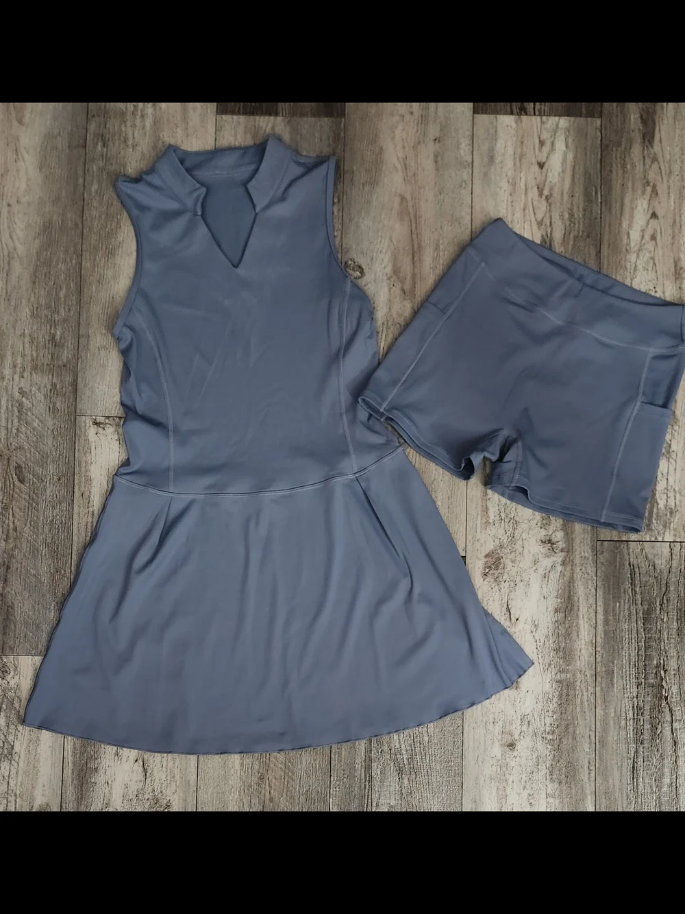 M Moteepi Sleeveless Athletic Workout Tennis/Golf Dress with Matching Shorts